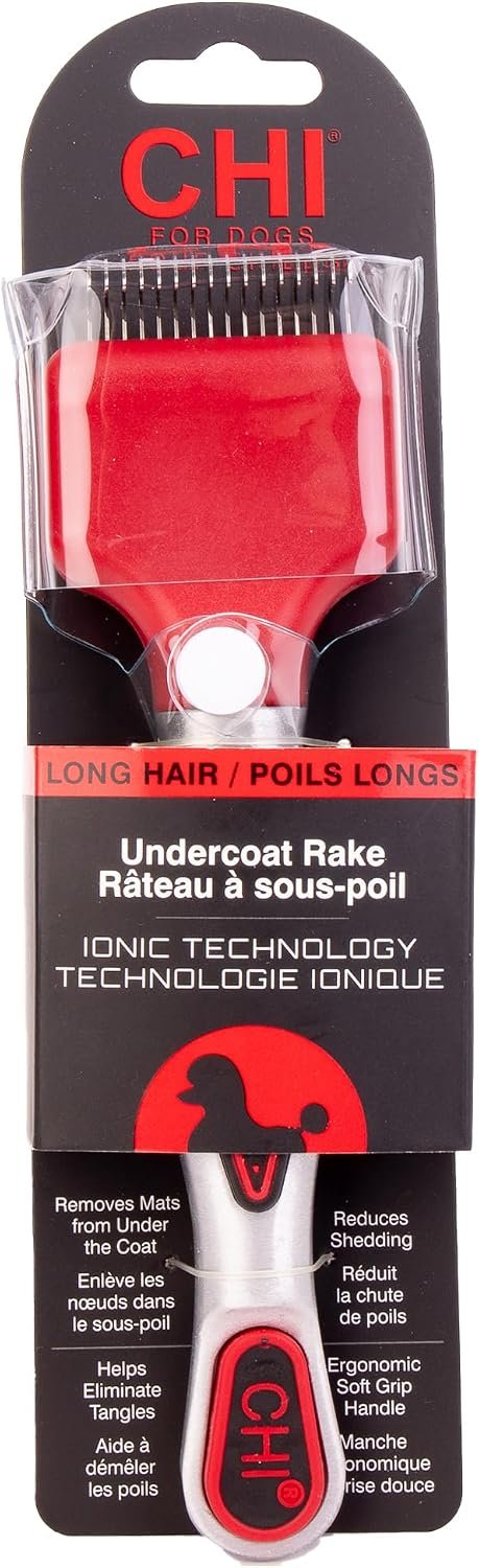 CHI for Dogs Dematting and Deshedding Undercoat Rake