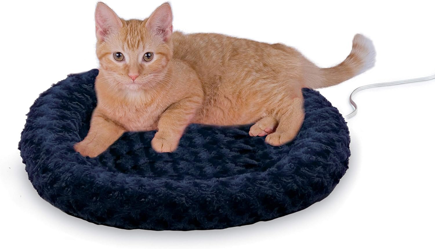K&H Heated Cat Bed, Thermo-Kitty Fashion Splash Indoor, Safety Listed