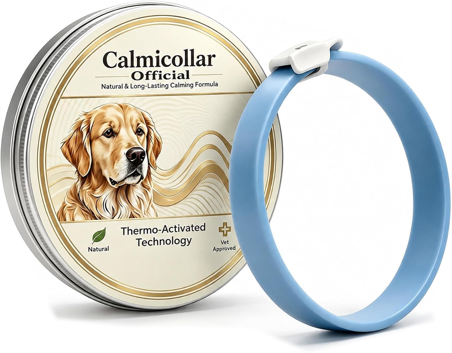 Calming Collar for Dogs, Anxiety Relief Adjustable Collar for Stress