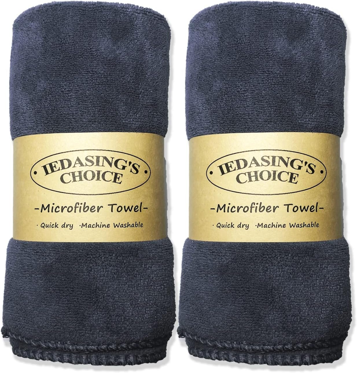 Dog Towel Pet Towel 2 Pack 16″x31″ Grey Quick Drying