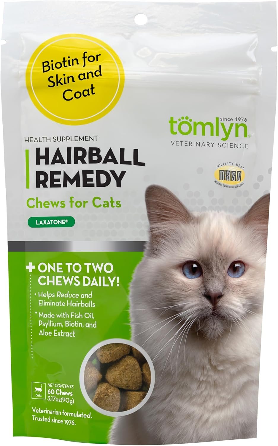 TOMLYN Hairball Remedy Laxatone Chews