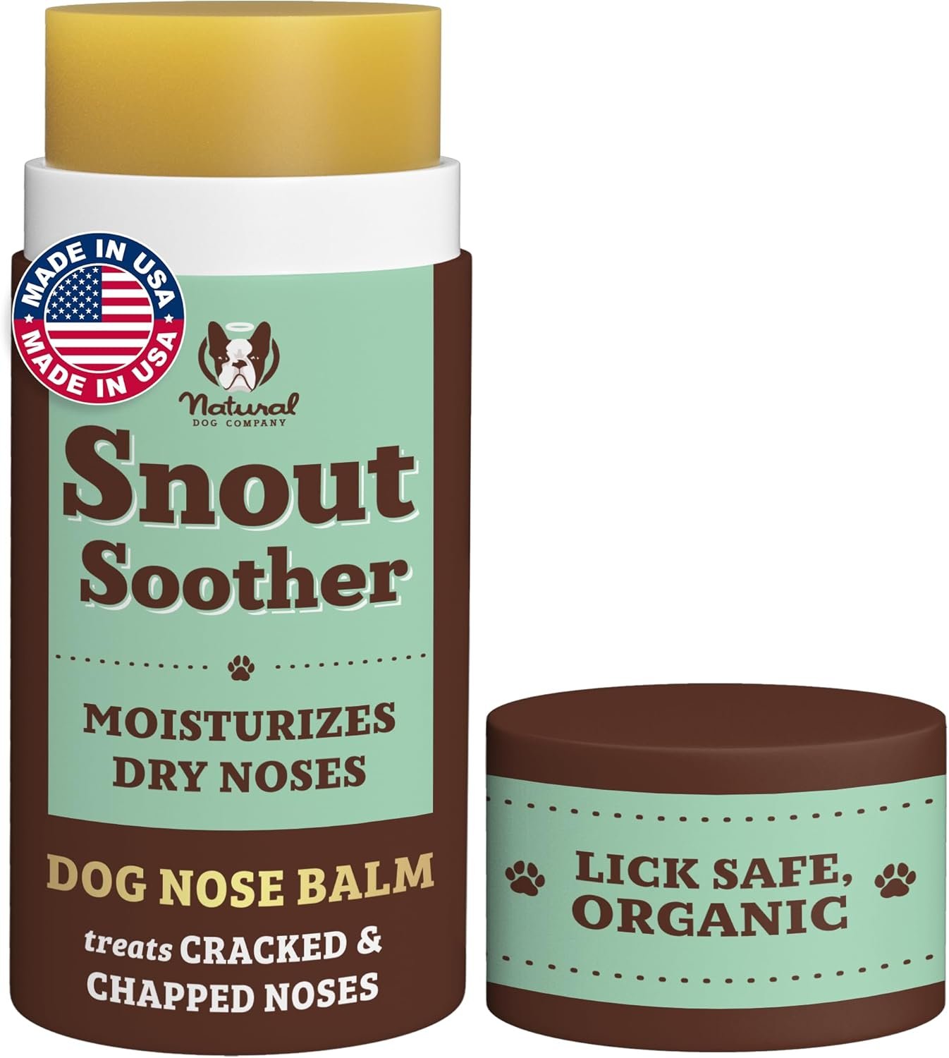 Natural Dog Company Snout Soother Dog Nose Balm – 2 oz Stick