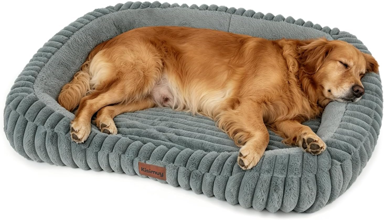 Orthopedic Dog Bed, Memory Foam Bolster Bed for Small Dogs