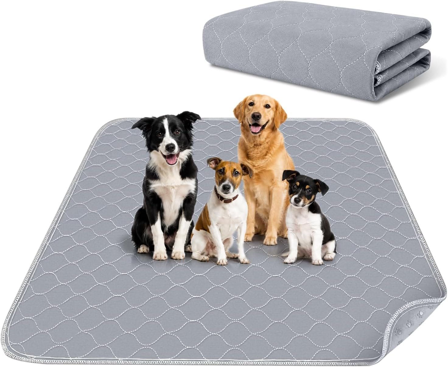 Conkote Reusable Pee Pads for Dogs Extra Large 60″ x 48″ Puppy Playpen Mat