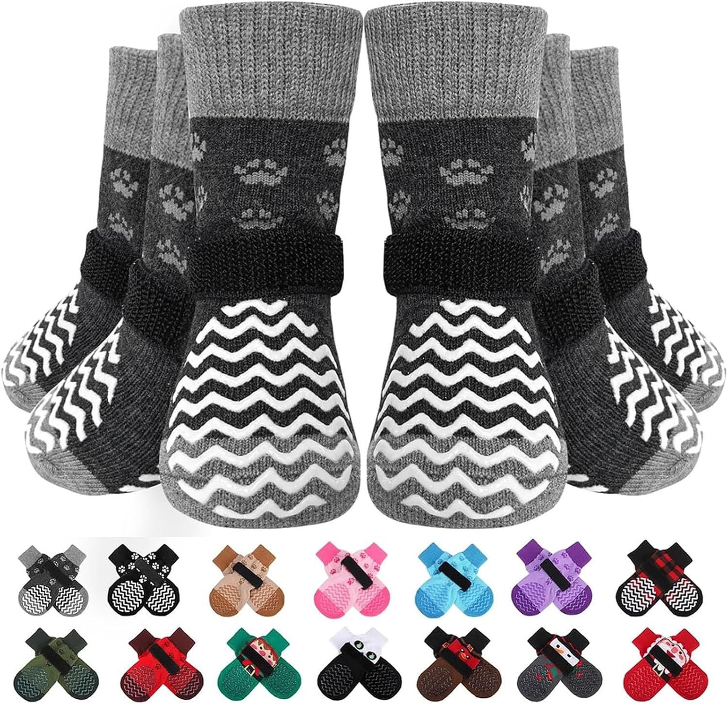 EXPAWLORER Anti Slip Dog Socks to Prevent Licking Paws for Hot Pavement