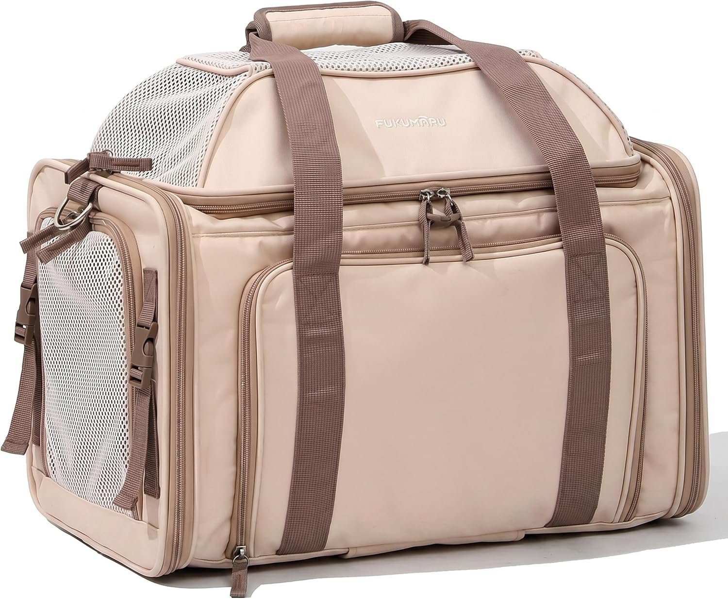 FUKUMARU Expandable Cat Carrier Large, Soft Pet Carrier Airline Approved
