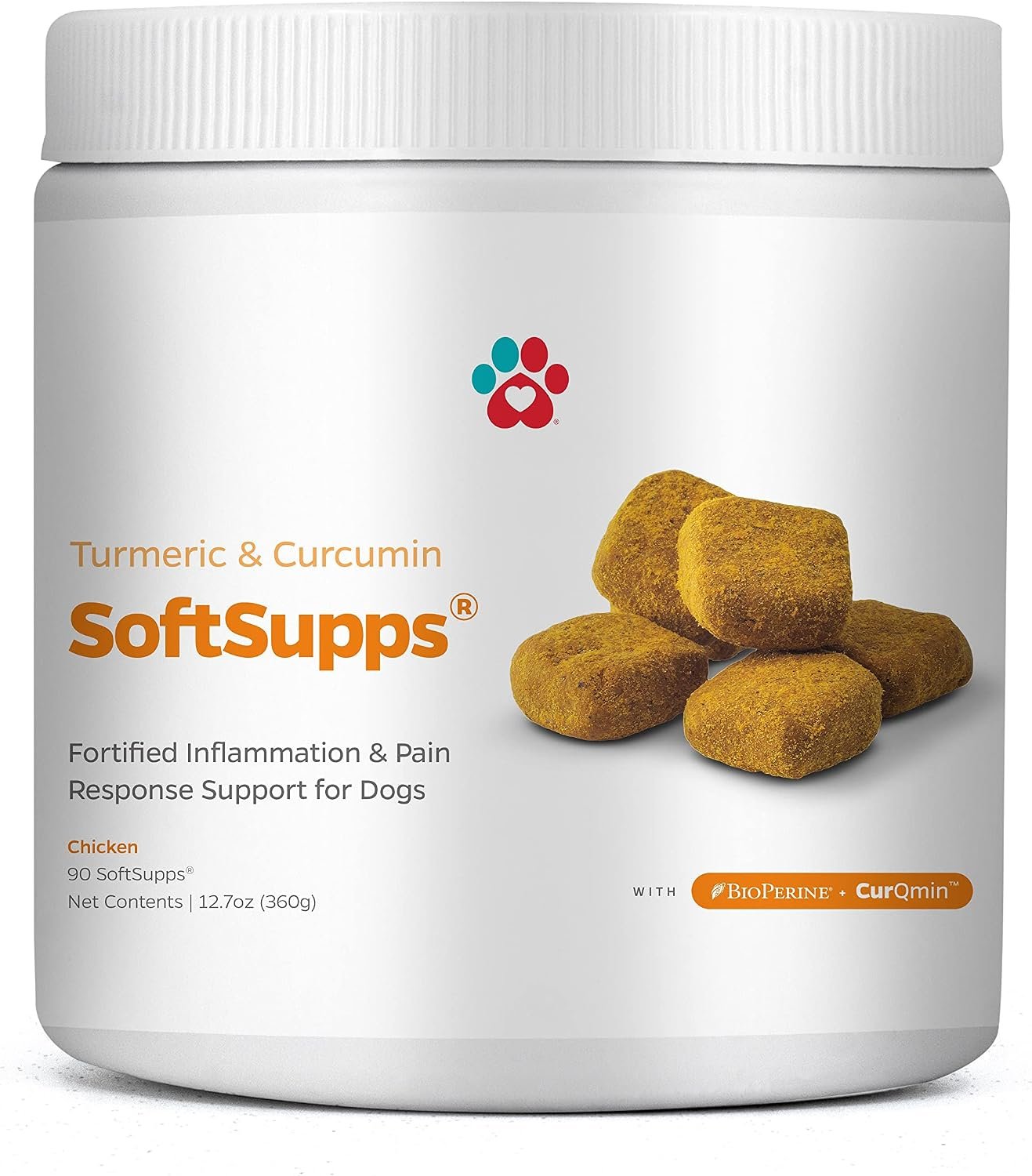 Pet Parents® Turmeric & Curcumin SoftSupps® Joint Support Supplements for Dogs w/Boswellia Serrata Extract, Coconut Oil for Dogs, & Hemp Oil for Dogs – Dog Joint Pain Relief, Dog Joint Support, 90ct