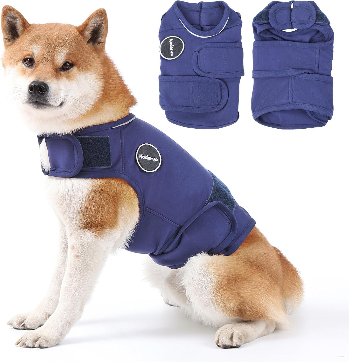 Dog Anxiety Jacket, Skin-Friendly Dog Calming Shirt – Dog Coat for Thunder, Fireworks, Vet Visits and Separation – Keep Pet Calm Without Medicine & Training, Anti Anxiety Vest for Dogs