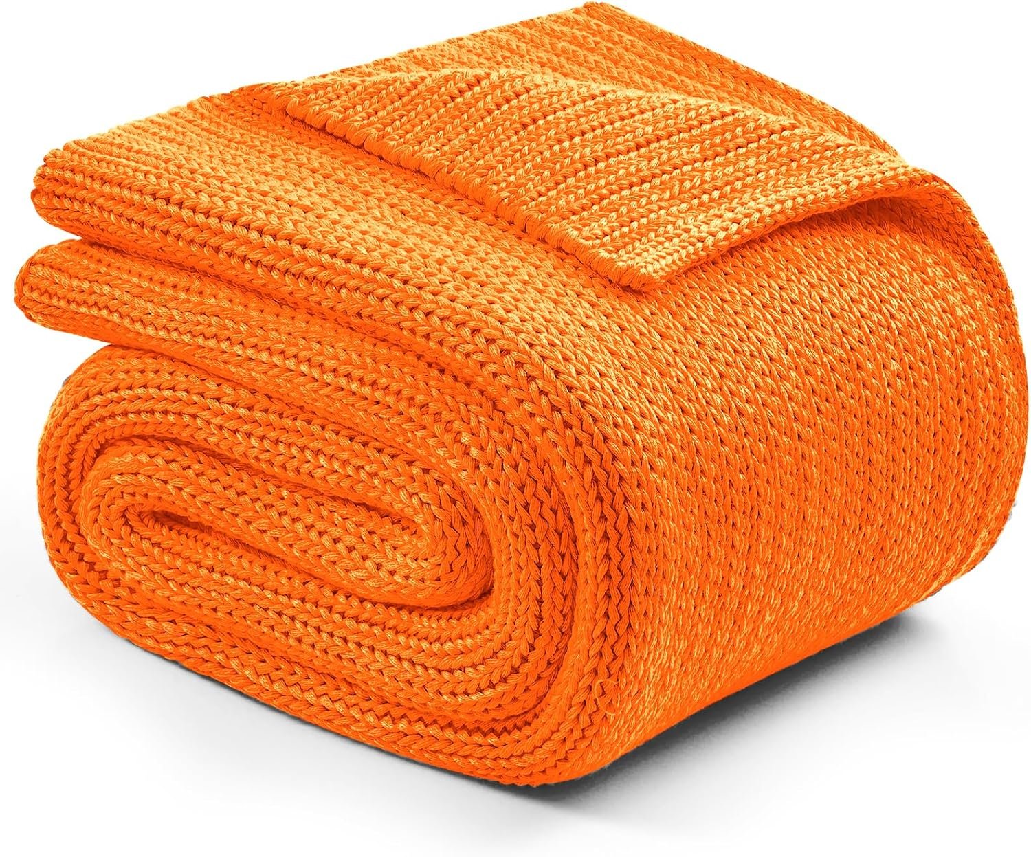 L’AGRATY Knitted Weighted Blanket – 48″x72″ 12lbs Cooling Chunky Knit Heavy Blanket for Adults Braided Crochet Throw Thick Cable Yarn Knit Decorative No Beads Evenly Weighted Machine Washable