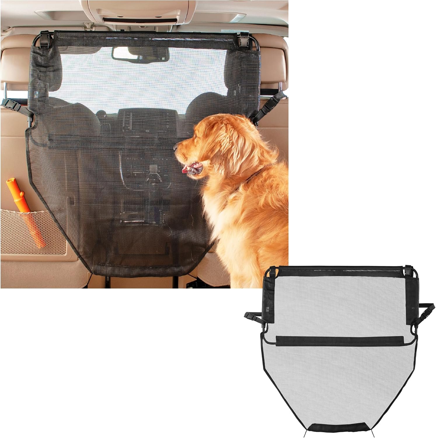 High Road Front Seat Dog Barrier for Car, Truck or SUV