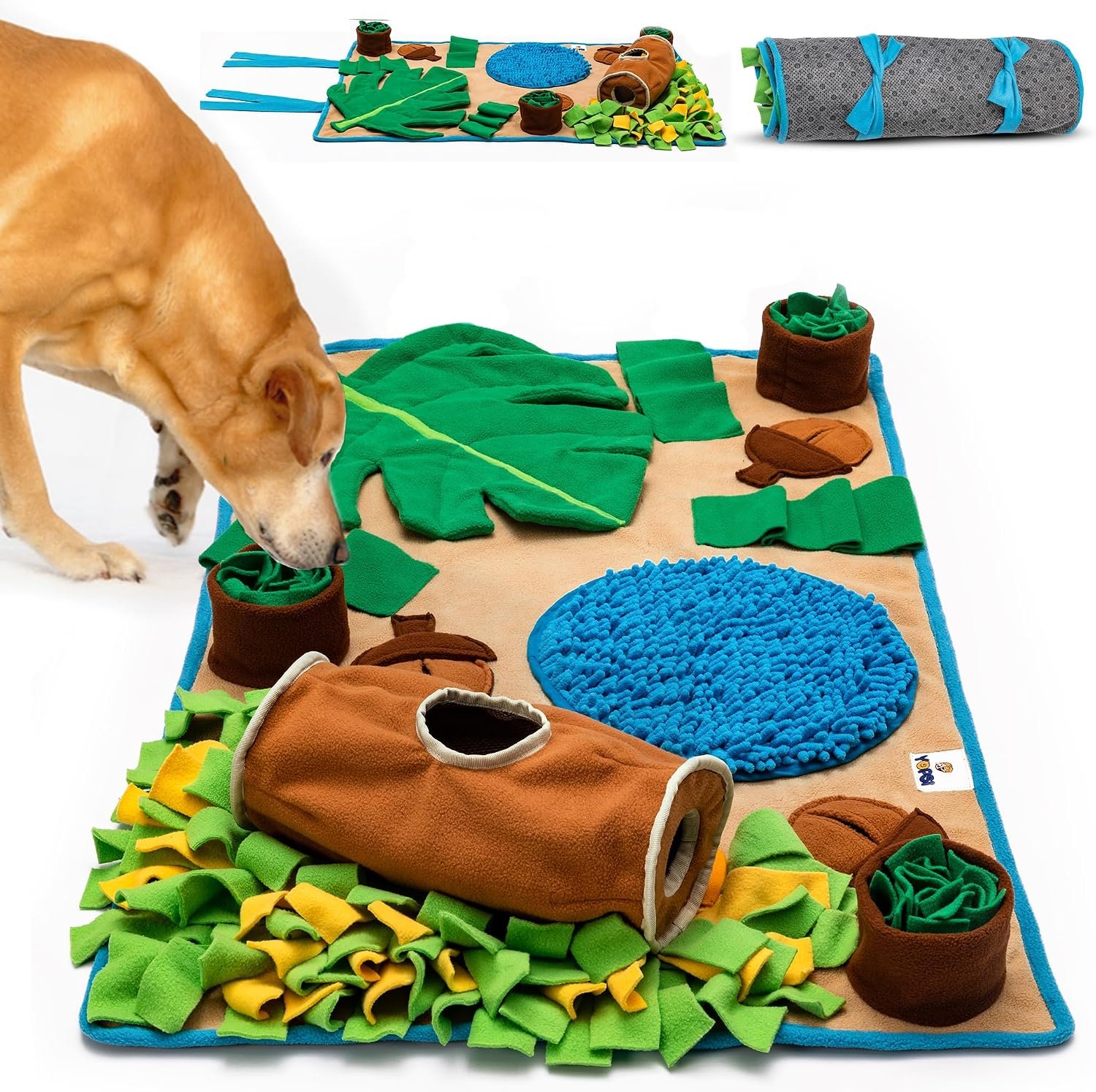 Snuffle Mat for Dogs Large Breed 39.4”x23.6”- Interactive Dog Toys for Boredom – Sniff mat – Mental Stimulation – Enrichment Toys