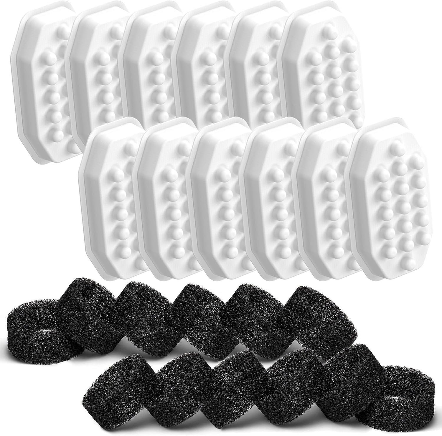 Rellaty Official Cat Water Fountain Filters Replacement & Pre-Filter Sponge