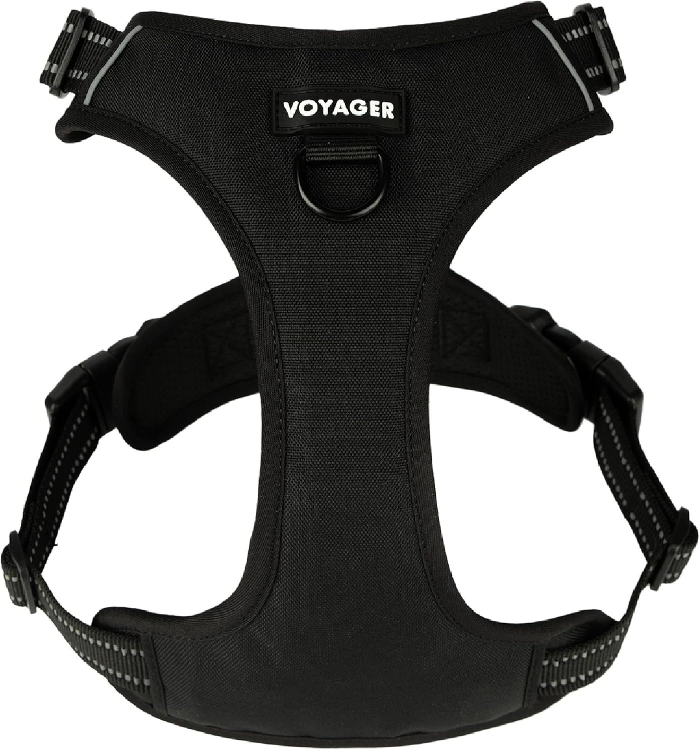 Voyager Dual Attachment No Pull Harness – Black, Medium