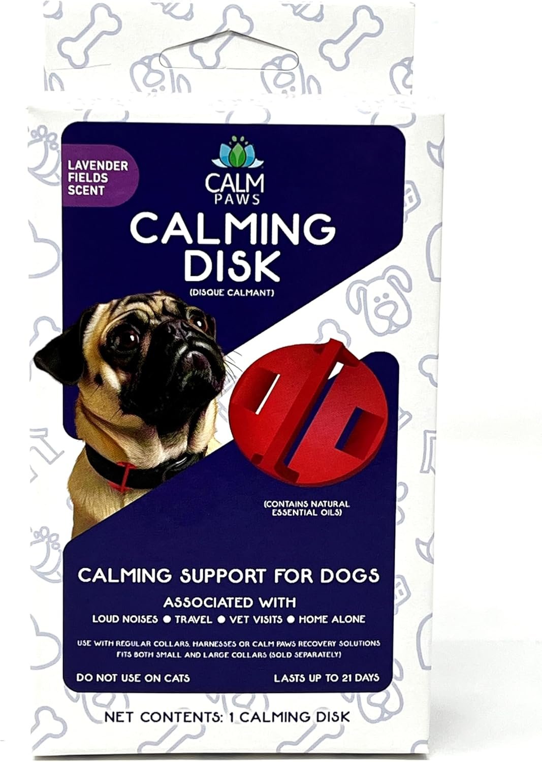 Calm Paws Calming Disk Medallion Dog