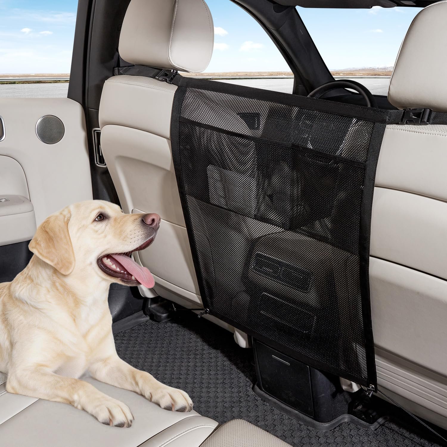TKYZ Dog Car Barrier,Dog Net for Car,Pet Divider Barrier for Car/SUV/Truck