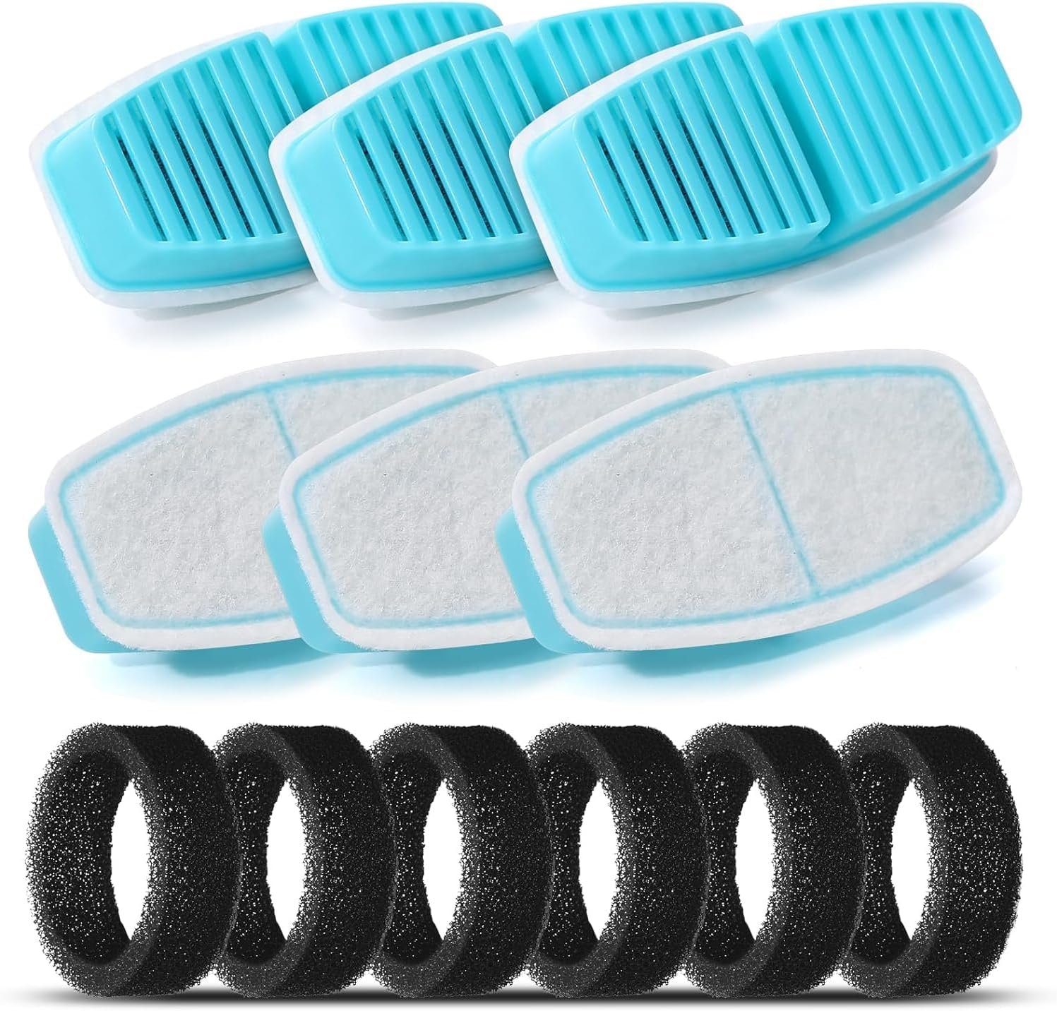 BEMOONY Cat Water Fountain Filters: Pet Water Fountain Replacement Filter