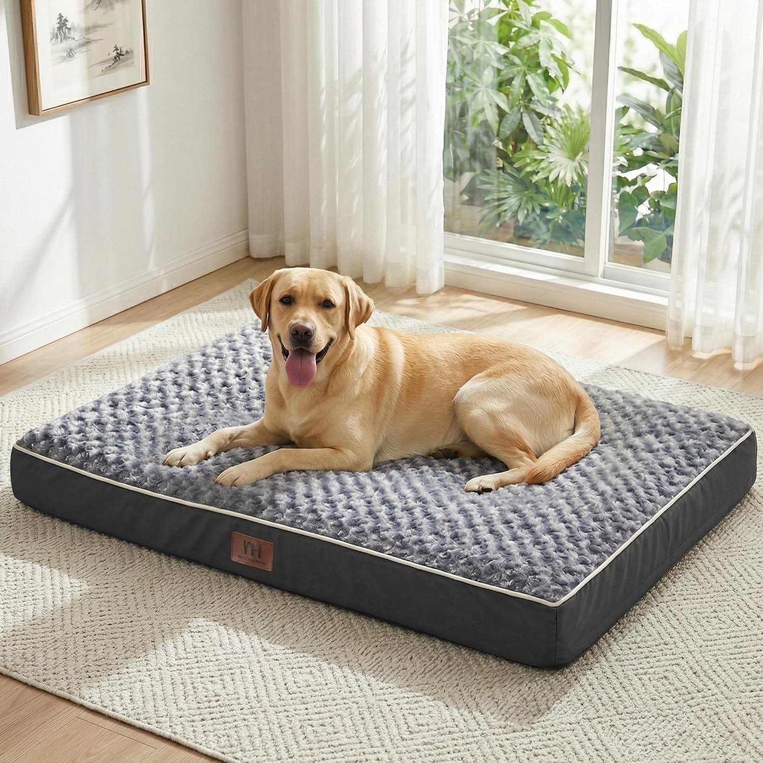 WESTERN HOME WH Orthopedic Dog Bed Medium Size Dog Washable Pet Bed, 30in