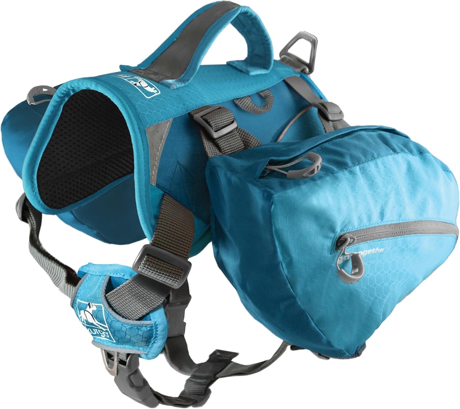 Kurgo Baxter Dog Backpack Harness, Coastal Blue