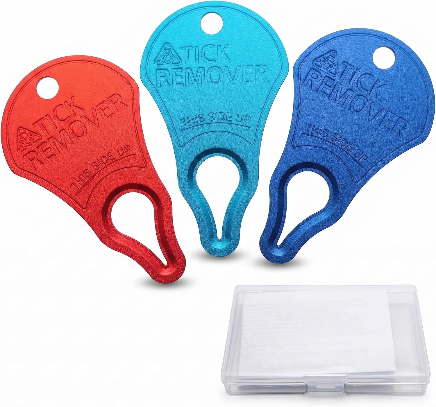 Tick Remover Tool 3 Pack | Aluminum Key for Dogs & Humans