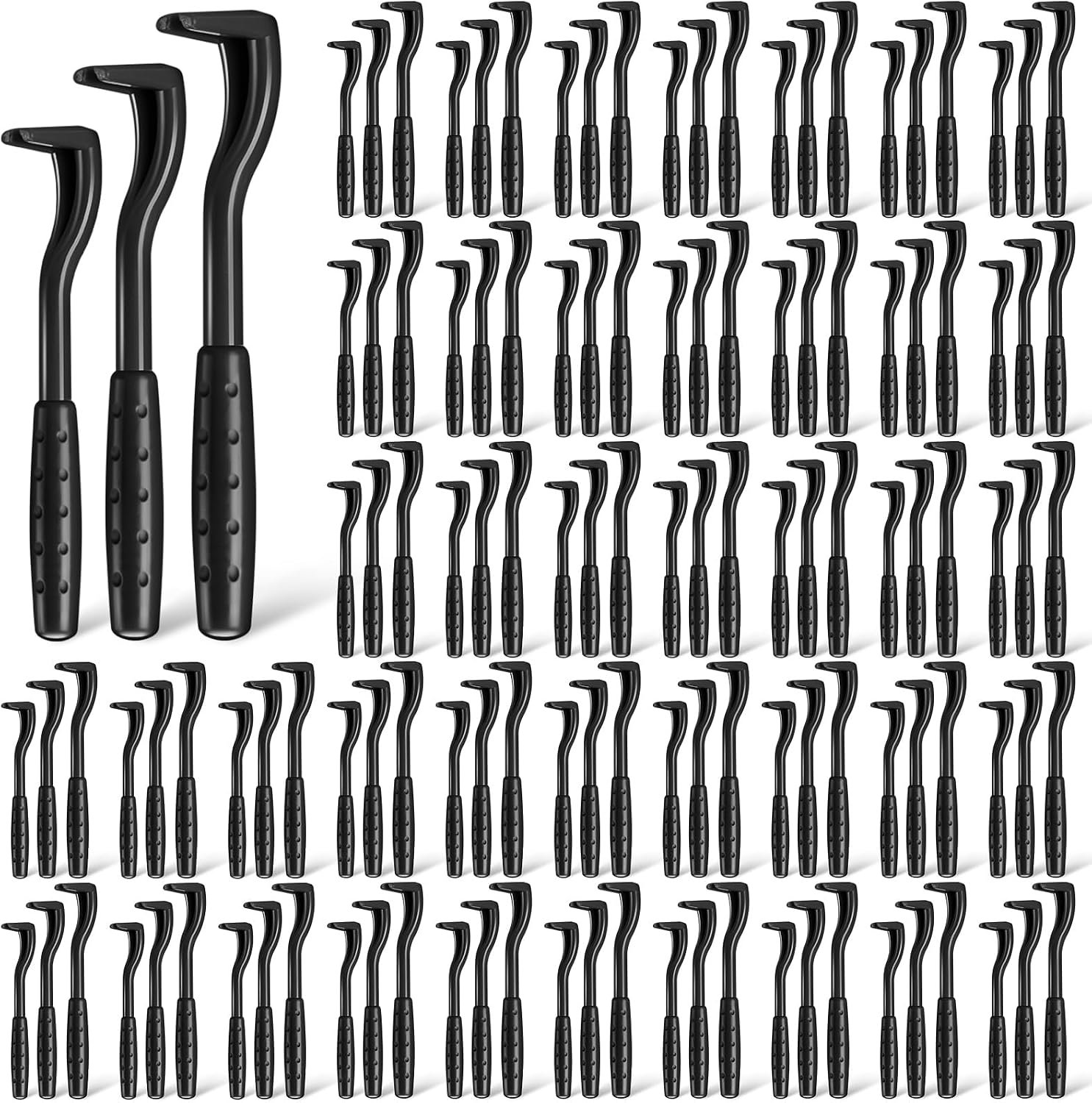 120 Pcs Bulk Tick Removal Tools Tick Puller, Black