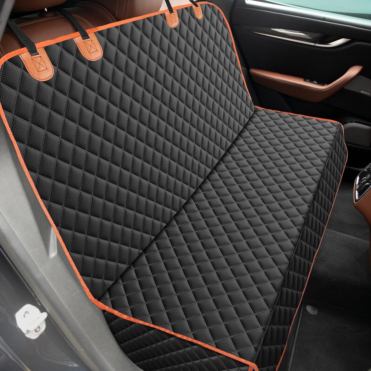 MIXJOY Dog Car Seat Cover, Back Seat Cover for Dogs Pet Car Seat Protector