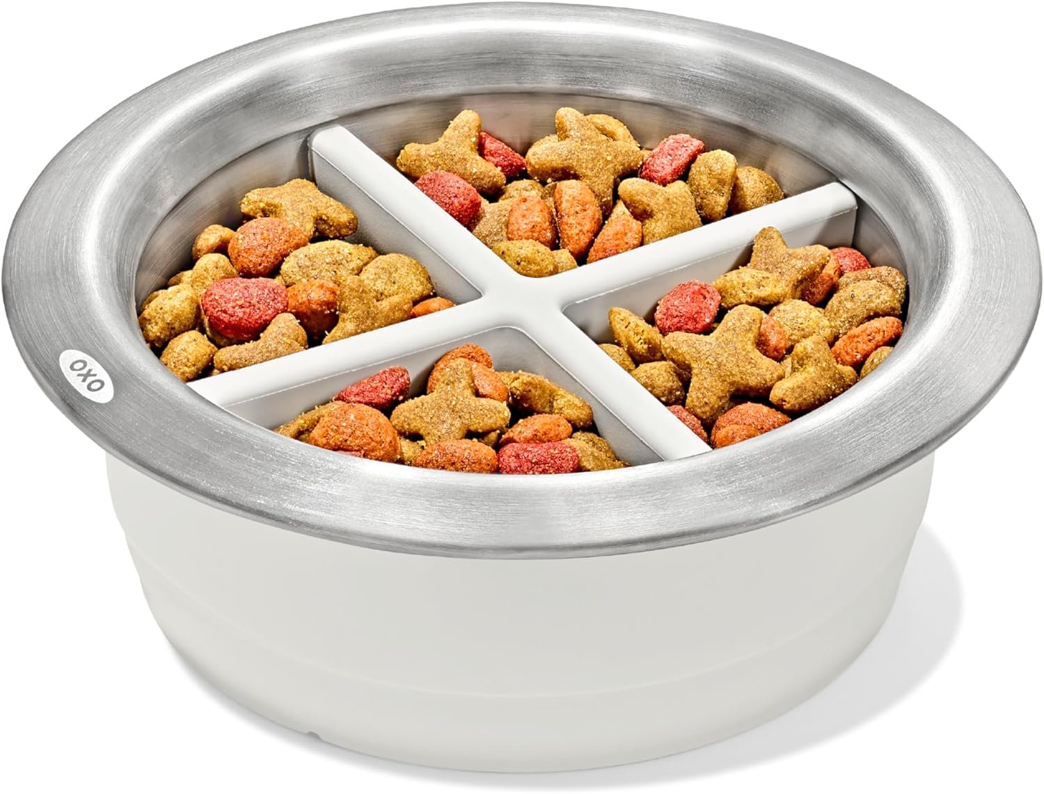 OXO Pet Easy-Clean Slow Feeder – Medium, 2 Cup Capacity