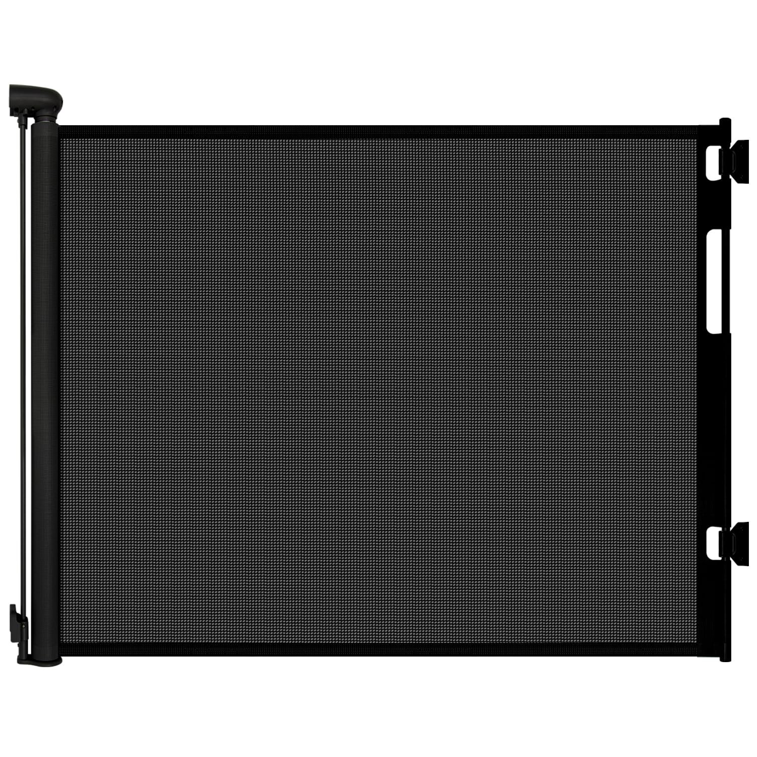Retractable Baby Gates for Doorways, 55″ Wide x 33″ Tall Mesh Dog Gate