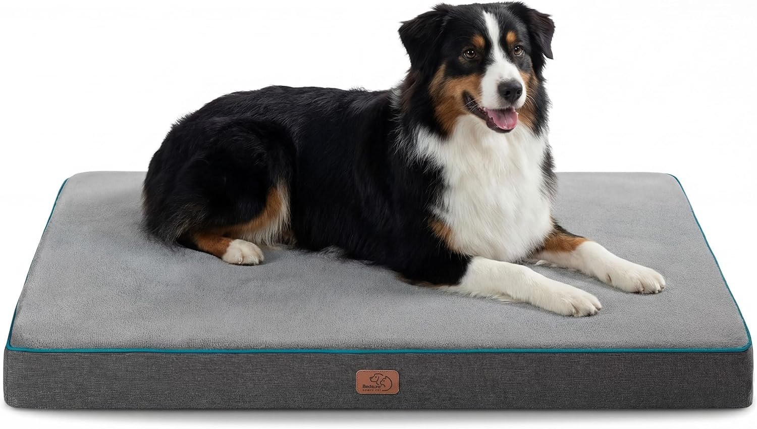 Bedsure Memory Foam XL Dog Bed, Orthopedic Crate Pads, 41×29