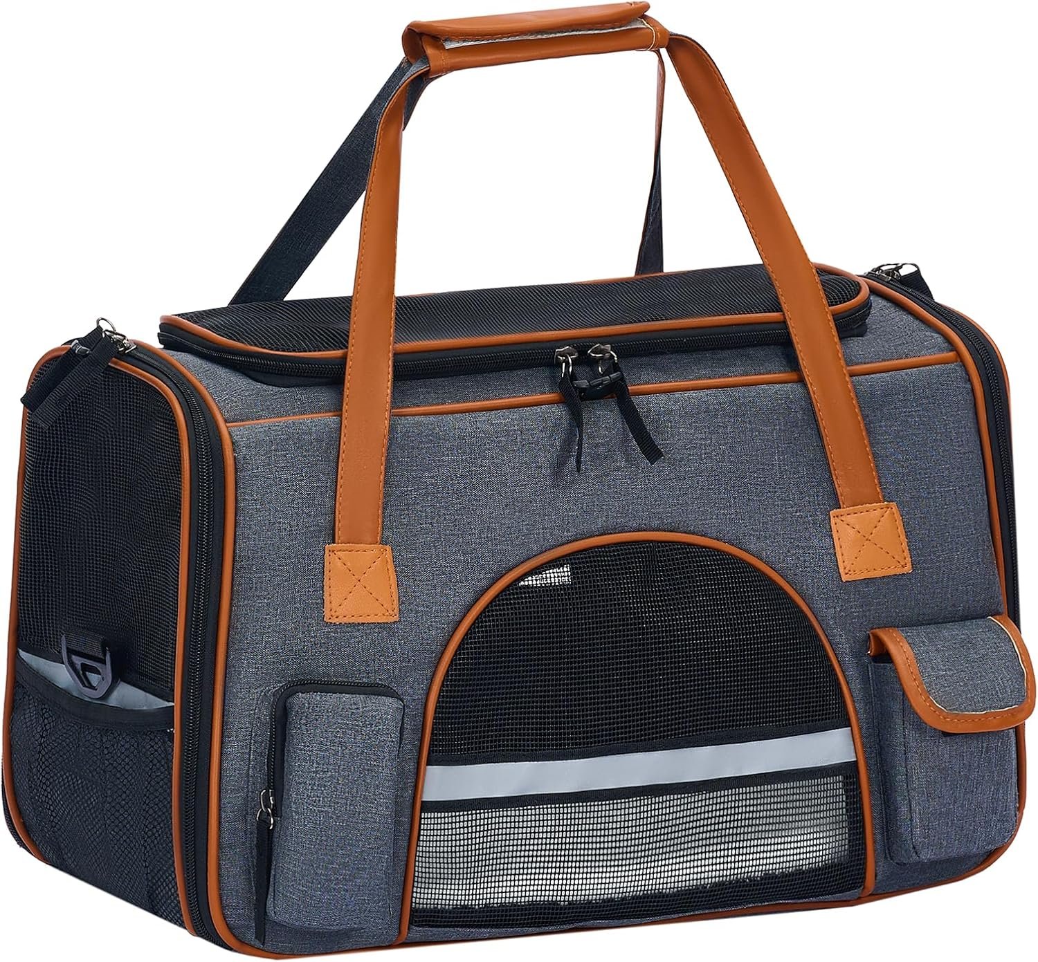 Pesen Soft Cat Carrier, 18 x 11 x 11 Inches, Holds Pets Up to 16 lbs