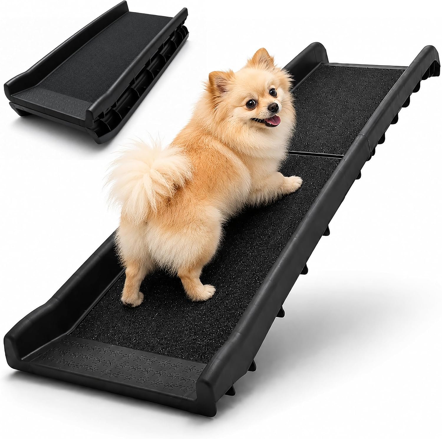 Dog Ramp for Car, 62″ Long & 16″ Wide Portable Dog Ramps