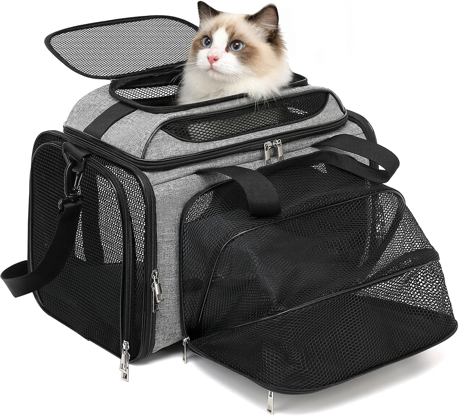 Airline Approved Cat Carrier for Small Dogs – Soft-Sided Travel Pet Carrier