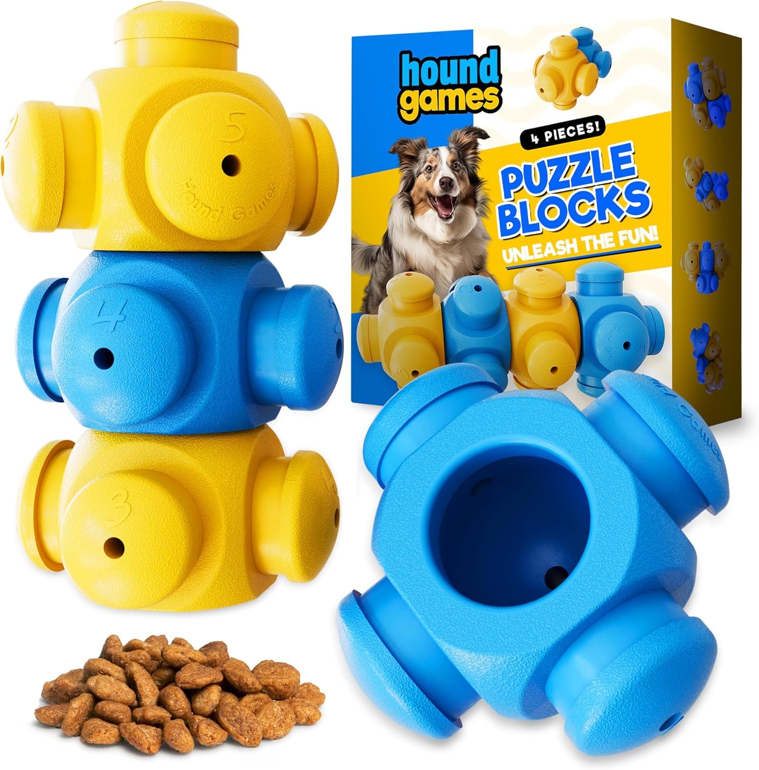 Dog Puzzle Toys for Smart Dogs, Interactive, Treat Puzzle, Enrichment