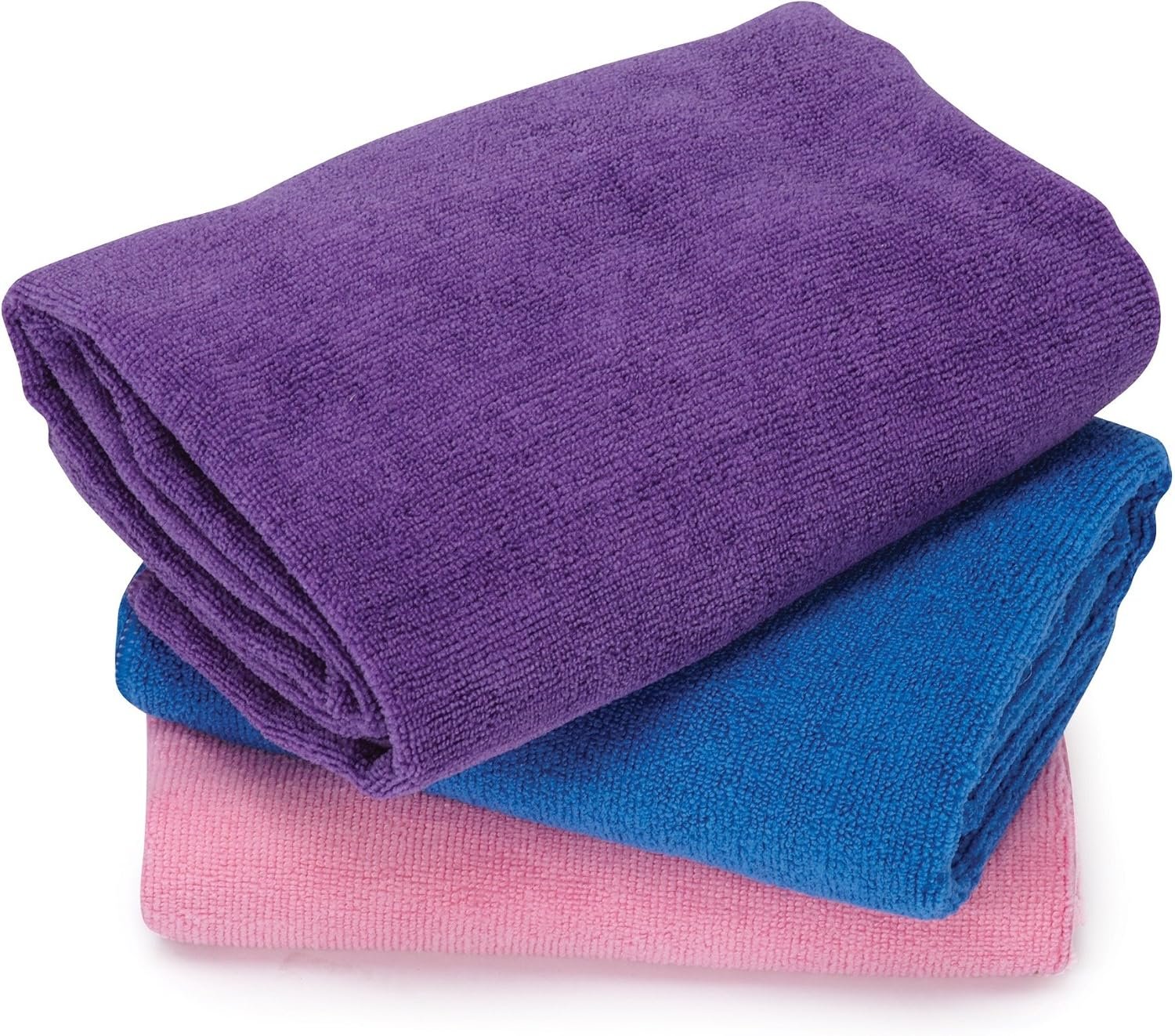 Top Performance Microfiber Towels — Convenient, Brightly Colored Towels for Drying Pets After Bathing – 36″, 3-Pack